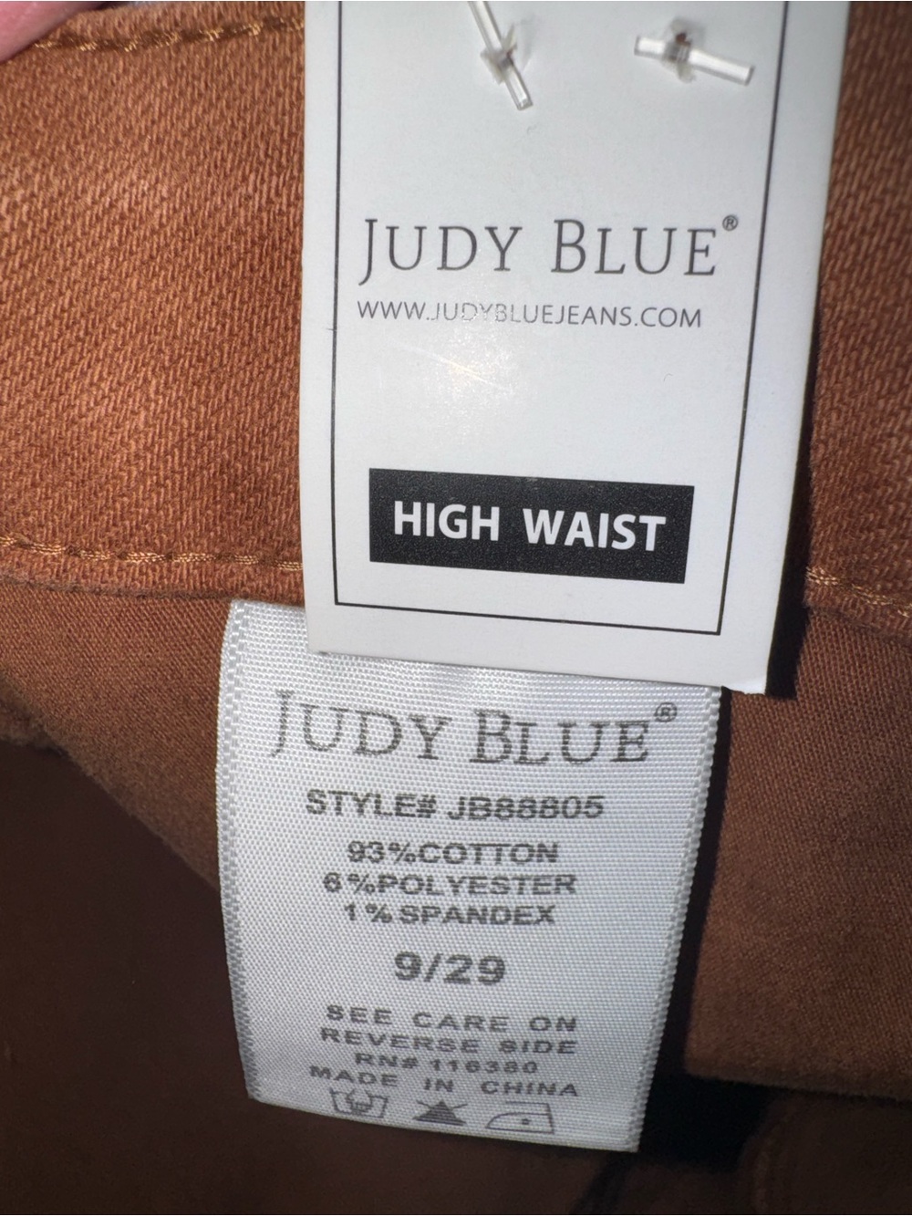 Judy Blue High Waist Garment Dyed Wide Leg Crop Jeans — NWT — Size 9/29 - Picture 5 of 8
